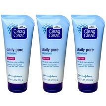 3x CLEAN & CLEAR Daily Pore Cleanser Oil-Free 5.5 oz ea - £35.03 GBP