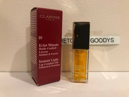 Clarins Instant Light Lip Comfort Oil #01 Honey NIB, .1 OZ - $14.44
