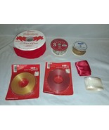 Lot of Gift Ribbon Christmas Crafts Satin Glo Berwick Velveteen ++ - $16.00