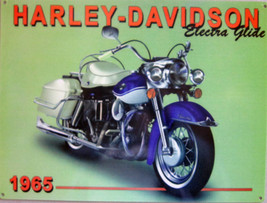 Harley-Davidson Electra Glide 1965 Metal Sign - £27.93 GBP