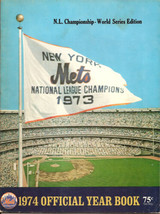 Vintage New York Mets 1974 Official Yearbook N.L. Championship World Ser... - $49.00