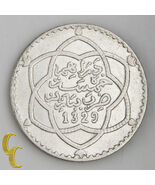 1911 Marokko 5 Dirhams ( 1/2 Rial ) - $2,230.59 MXN