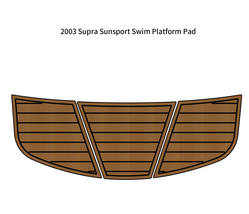 2003 Supra Sunsport Swim Platform Step Mat Boat EVA Foam Teak Deck Floor... - £221.04 GBP