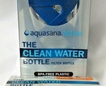 Aquasana Clean Water Filter Bottle Blue + 2 Refills - $24.95