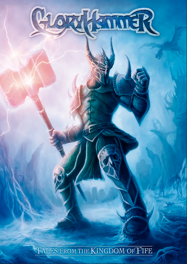 GLORYHAMMER Tales from the Kingdom of Fife FLAG CLOTH POSTER BANNER Powe... - $20.00