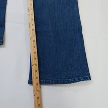 Smith's High Rise Bootcut Women's Size 16 Blue Denim Jeans Measured (34x30) image 6