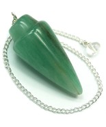 Bulk 5 Pcs Natural Green Aventurine Cone Shaped Gemstone Dowsing Pendulums - $915.99 MXN