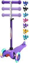 Kids&#39; Chrome Wheels Scooter: 3-Wheel Deluxe Scooter With Kick Scooters, ... - $51.94