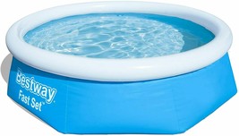Bestway Round Kids Inflatable Paddling Pool, Fast Set, 8 ft x 26 inch - £74.36 GBP