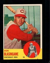 1963 Topps #518 Don Bl ASIN Game Ex Reds *X103055 - $18.87