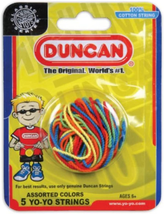 Duncan Toys Yo-Yo String [Assorted Colors] - Pack of 5 Cotton String for Plastic - $11.19