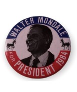 Walter Mondale For President 1984 Vintage Pin Pinback Button - £4.57 GBP