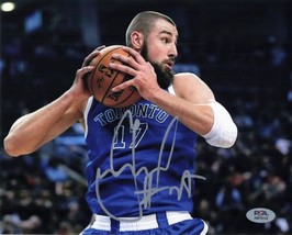 JUANCHO HERNANGOMEZ signed 8x10 photo PSA/DNA Autographed Toronto Raptors - £23.69 GBP