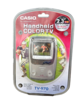 Casio Handheld Pocket Color LCD TV 2.3&quot; Non-Glare Screen TV-970 - NEW se... - £27.50 GBP
