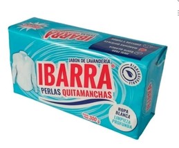 Ibarra Laundry Soap Bars ( Jabon De Barra Quitamanchas ) 4 Bars Of 300g ... - $426.68 MXN