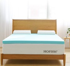Hofish 3 Inches Gel Infused Memory Foam Mattress Topper-Twin - £70.33 GBP