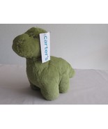 NWT Carters Plush Toy Stuffed Animal Green Baby Dinosaur Dino 8&quot; Fantasy... - £17.50 GBP