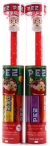 2 Pez Holiday Edition Santa Claus Pez Dispenser with Candy Stocking Stuffers - £13.36 GBP