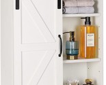 Rustown Farmhouse Wood Wall Storage Bathroom Cabinet With Sliding Barn D... - £81.77 GBP