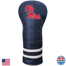 NCAA Mississippi Vintage Fairway Headcover - Fits All Fairway/Hybrid Clubs - $42.21