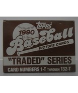 Topps 1990 &quot;Traded&quot; Series - 132 Card Set - Cards 1-T to 132-T - $10.79 CAD