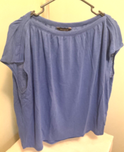 Banana Republic Womens Blue Cap Sleeve Loose Shirt Size Small - $5.99