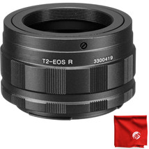 Opteka T-Mount T2 Lens Adapter for Canon EOS RF-Mount R, RP, Ra Digital ... - $26.59