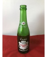 Canada Dry Ginger Ale ACL Soda BOTTLE 7 oz Bottled in Lebanon VTG - £23.59 GBP