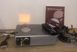 Epson PowerLite 715C with remote control manual cables CD Disk - £96.26 GBP