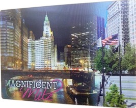 Chicago Magnificent Mile 3D Postcard - $6.99