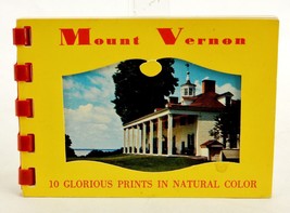 Washington&#39;s Mount Vernon Souvenir Postcard Book, 10 Full Color Photos CRD-02 - £7.65 GBP