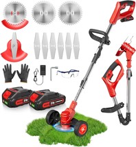 This Cordless Weed Eater Is A 3-In-1 Grass Trimmer That Is, 0 Ampere Bat... - $107.97