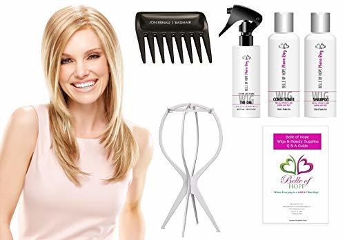 Courtney Synthetic Single Mono Hand Tied Wig by Jon Renau,Stand,Comb,Mara Ray 4o Item image 5
