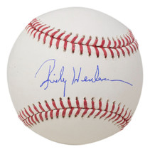 Rickey Henderson Signé Oakland A&#39;s MLB Baseball JSA ITP - $222.13