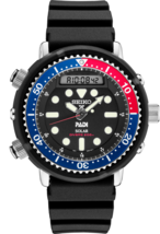 Seiko Prospex PADI Solar Analog-Digital Diver Mens Watch SNJ027 - £358.61 GBP