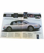 1988 Cadillac Seville Double-Page PRINT AD - $12.20