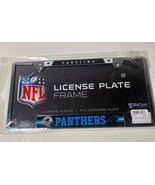 Carolina Panthers NFL Licensed Chrome Plated Auto License Plate Frame New - £6.75 GBP