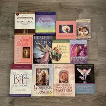 Doreen Virtue 14 Book &amp; CD Lot Archangels Angels Goddesses Crystal Children - £66.47 GBP