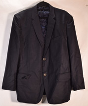 Linea Naturale by D&#39;urban Mens Suit Jacket Black 100% Wool 58 - $69.30