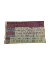 1999 BLUE OYSTER CULT SAN DIEGO CONCERT TICKET STUB DON&#39;T FEAR THE REAPER - $8.00