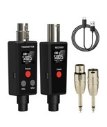 2.4G XLR UHF Wireless Microphone Transmitter Receiver Mic System - $560.02 MXN