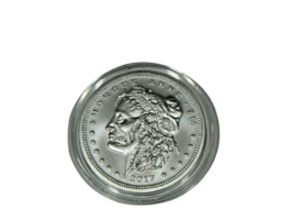 2017 Zombucks 1 oz Silver Morgue Anne COPPER ERROR Z50 $50 Round Coin Pr... - $386.09