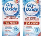(2) Gly-Oxide Liquid Antiseptic Oral Cleanser 0.5 oz ea New! Exp 11/18/24 - $49.00