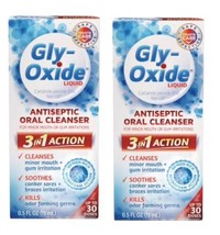 (2) Gly-Oxide Liquid Antiseptic Oral Cleanser 0.5 oz ea New! Exp 11/18/24 - £38.59 GBP