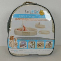 LulyBoo Baby Lounge To-Go Backpack Beige Play Nap Changing Activity Bar BLFN001 - £11.48 GBP