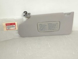 New OEM genuine Honda Sun Visor 1998-2002 Accord Grey Lighted cloth nice LH - $57.42