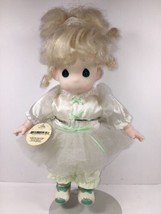Precious Moments Doll Vintage Blonde Tonya with Stand 12 inch 1994 Plastic - $26.37