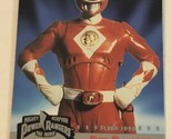 Mighty Morphin Power Rangers 1995 Trading Card #4 Red Ranger - $1.97