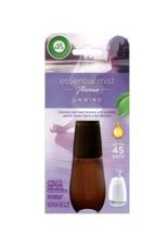 Air Wick Essential Mist Refill, Aroma Unwind-Jasmine, Tea Tree, Lotus, 0... - $11.95