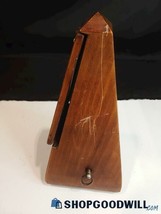 Vintage Seth Thomas Metronome De Maelzel Wood Wind Up Music Timer - £42.05 GBP